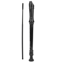 8-Hole G Key Clarinet for Kids, ABS Musical Instrument Black
