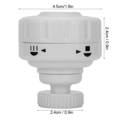 M22x1 Dual/Single Function Pumpkin Shape Faucet Aerator ABS Bathroom Kitchen
