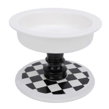 Elevated Cat Bowl Ceramic Anti Tipping Neck Protection Pet Food Water Bowl for Indoor Cats Dogs