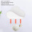 (White) Wall Hook Strong Adhesive Nail Free Wall Hanging Hook Wall Mounted Hook For Bathroom Kitchen Bedroom(white) 2