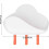 (White) Wall Hook Strong Adhesive Nail Free Wall Hanging Hook Wall Mounted Hook For Bathroom Kitchen Bedroom(white) 4