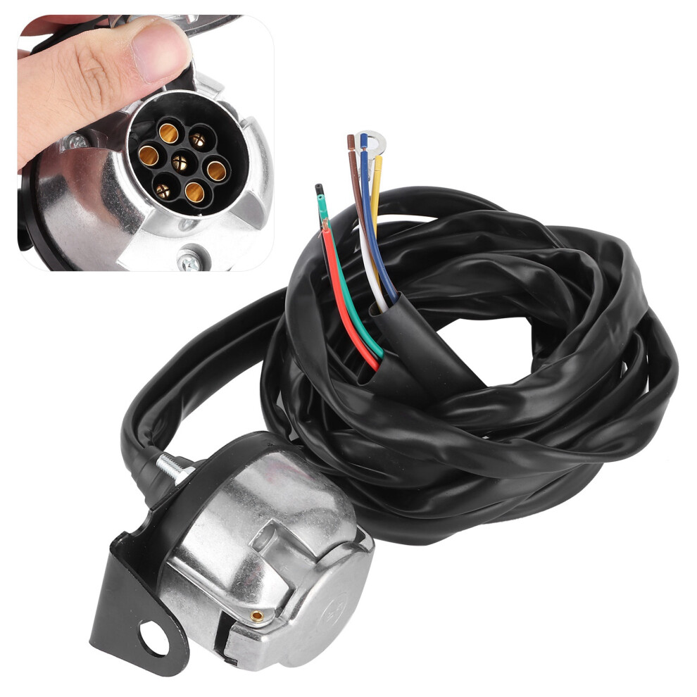 7 Pin Trailer Socket With 2M Cable - European Truck & Trailer Wiring Solution 6911392231283