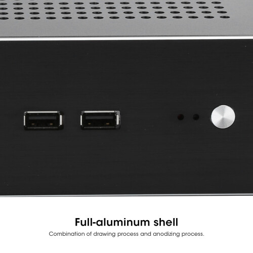 G60S HTPC Gehäuse Aluminium Mini-ITX 2