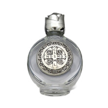 Compactly 15ml Clear Leakproof Cosmetic Bottles-Round silver B