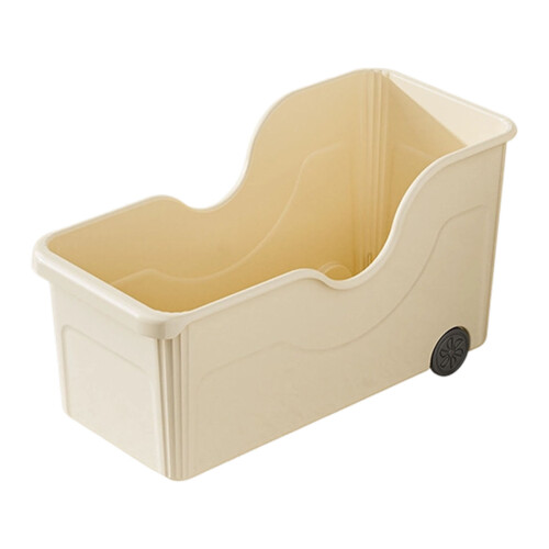 Rolling Purpose Storage Bin Durable Plastic-Regular version