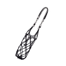 Handcrafted Paracord Water Bottle Holders Durable Outdoor-Black
