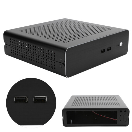 G60S ITX Gehäuse Aluminium HTPC Desktop