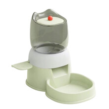 Durable Pet Food Dispenser Foot Press For Active Felines-Green