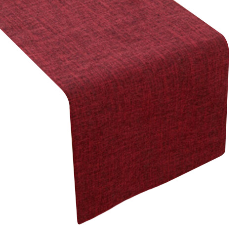 Sumptuousness Textured Table Runner Permanent-No. 17 wine red