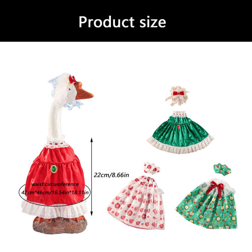Easy Change Polyester Geese Decors 23Inch-EZ001 red and white 1