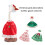 Easy Change Polyester Geese Decors 23Inch-EZ001 red and white 4