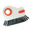 Double Window Cleaner Brush Ergonomic Handle For Outdoor-Orange 1