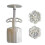 Embossed Flower Moon cake Molds 75g ABS Kitchen Baking Press 1
