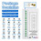 Multiple Purpose Plastic Adjusters Checklist Pack-White 6