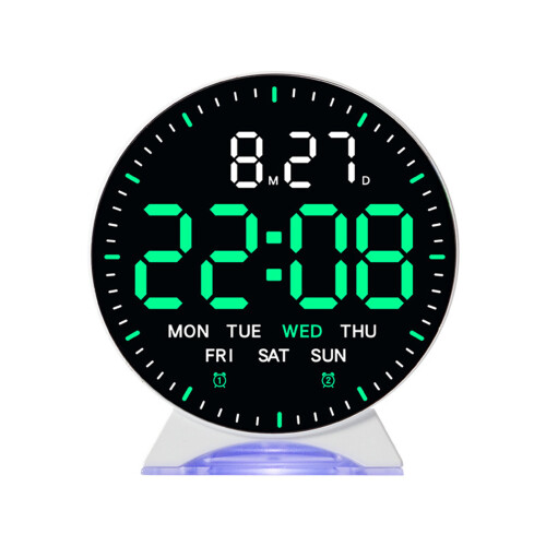 Thin Permanent Plastic Plan Alarm Clock For Indoor Use-03