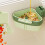 Strong Suction Cup Sink Basket Permanent Plastic Kitchen-Green 3