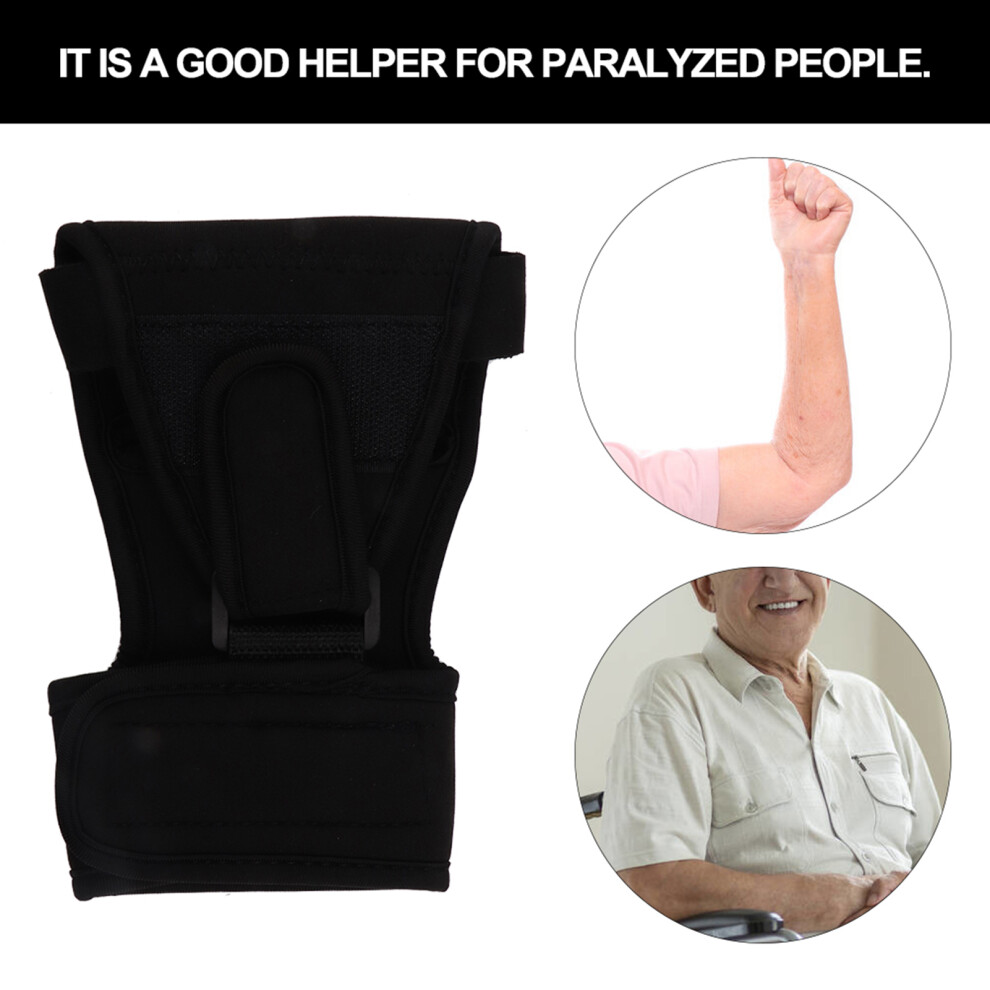 Auxiliary Fixed Hand Rehabilitation Glove in Black - ABR Composite Material