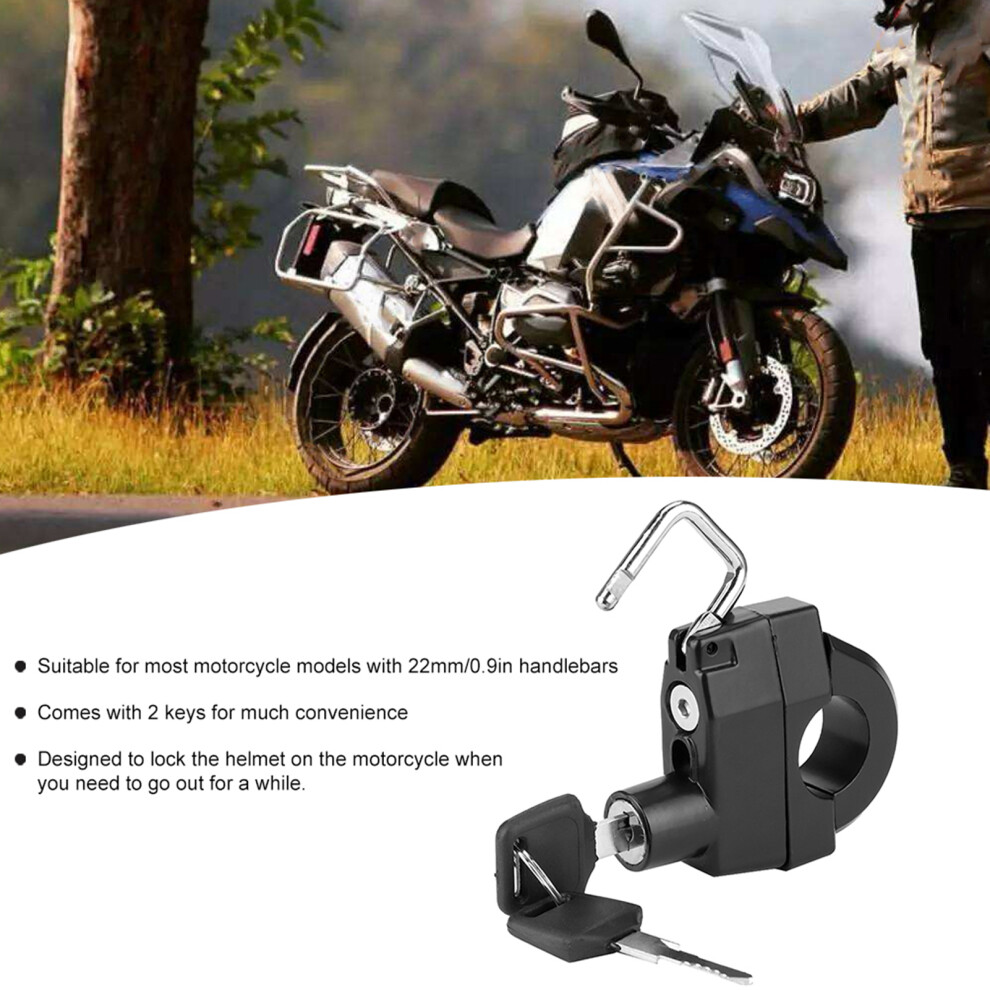 Zinc Alloy Helmet Lock For 22Mm Bikes 7293282908529