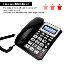 ABS GY T2020CID Wired Telephone with Speaker Caller ID Display (Black)