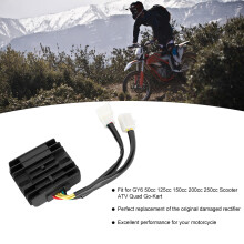 Voltage Regulator 12V 6 Wire for Motorcycle GY6 Scooter Fits 50cc-250cc models