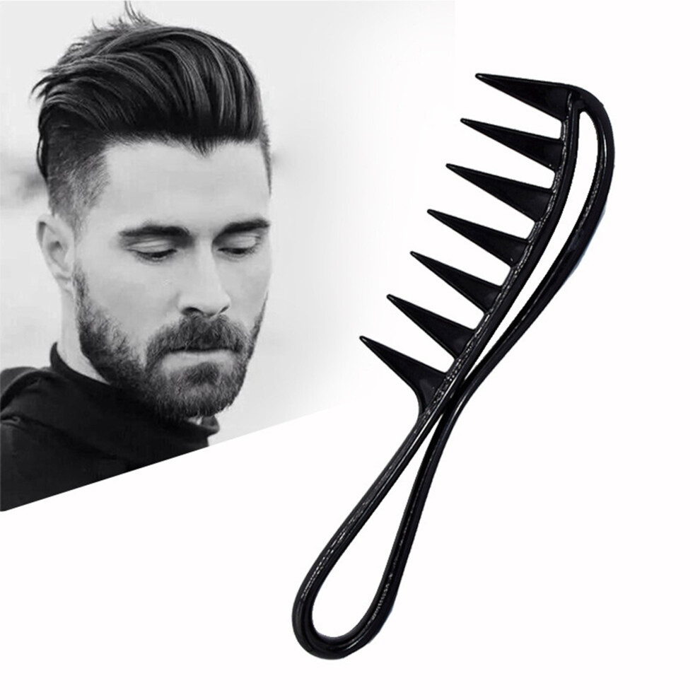 Typecat 5X Wide Tooth Plastic Comb Detangler Curly Hair Salon Hairdressing Comb Massage For Hair Styling Tool