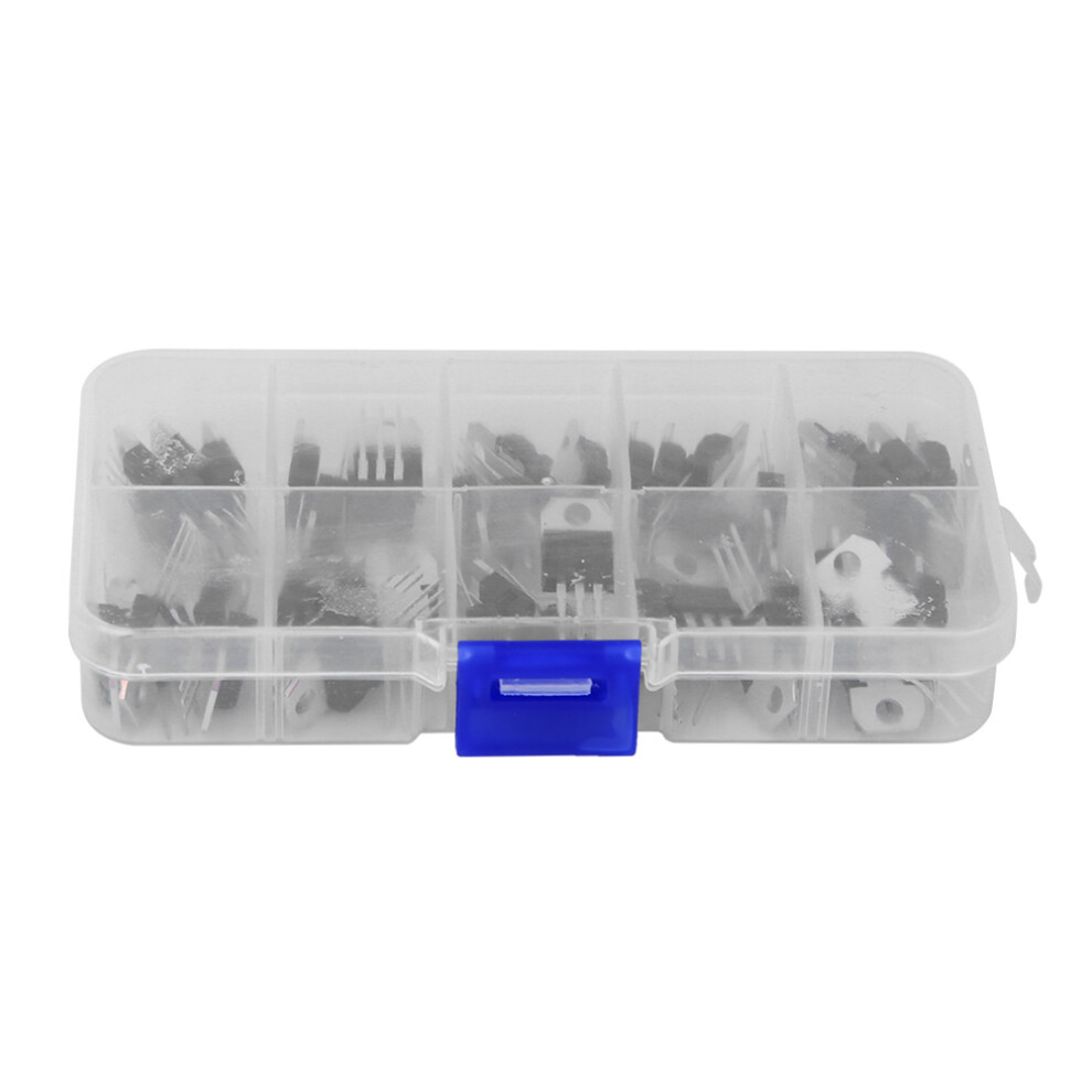 Electronic Components 50Pcs Voltage Regulator Transistor Kit For Industrial Use 9351392526328
