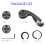 Front Bike Computer Mount Bracket for 22.2-31.8mm Handlebars Black 1