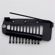 Pack of 20 Strong Chunni Clips with Safety Pin, Easy to Use with Dupatta, Hijab & Tikka Setting Black