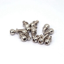 24Pcs Metal M3 Hex Screws for 144001 144002 124016 124017 124018 124019 RC Car Spare Parts Accessories
