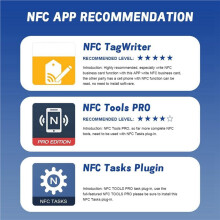 100 Stück NFC-Tags, NFC-Karten, NFC-Aufkleber Ntag215 NFC-Tag NFC-Münzkarten für TagMo, NFC-Fähige Mobiltelefone und Geräte
