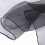 2X Bello Moda Pianura Piazza Chiffon Collo Sciarpa Capo Sciarpe 70 cm x 70 cm (Nero) 5