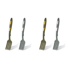 4 Tenedores Flexibles de Silicona, Tenedor de Cocina de Silicona Resistente Al Calor, Tenedor de Mezcla Antiadherente Multifuncional para Cocinar