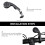 Front Bike Computer Mount Bracket for 22.2-31.8mm Handlebars Black 2