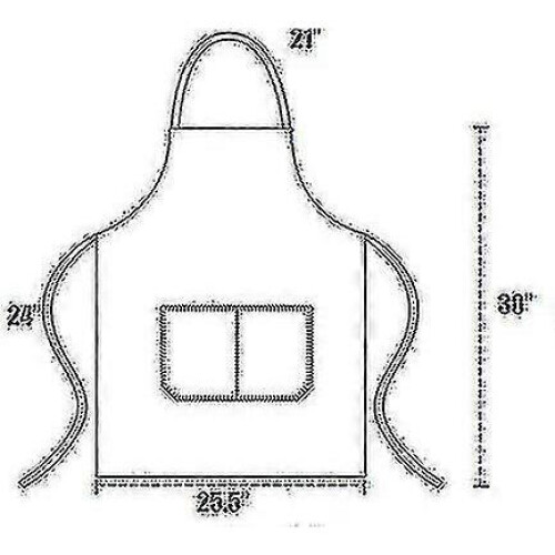 (Blue) 12 Pack Plain Bib Aprons With 2 Pockets - Black Unisex Commercial Apron Bulk 1