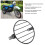 Black Iron Headlight Cover for Cruisers 6.5in 6