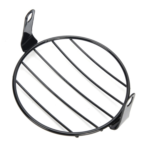 Black Iron Headlight Cover for Cruisers 6.5in