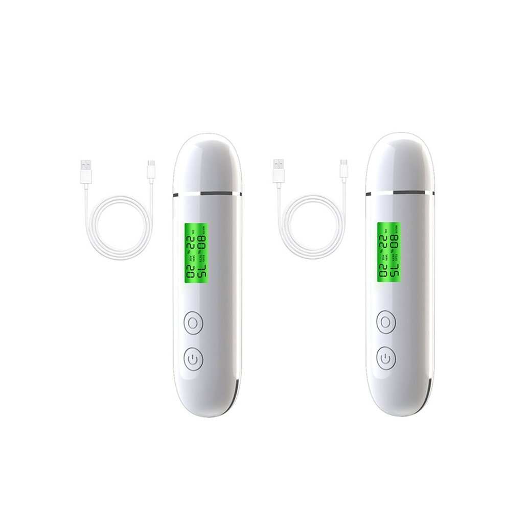 2X Skin Water Cheek Elastic Skin Age Test Meter Face Skin Moisture&Oil Content Skin Analyzer Fluorescent Agent Detector