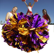 Metallic Dual Head Pompoms for Stage Shows