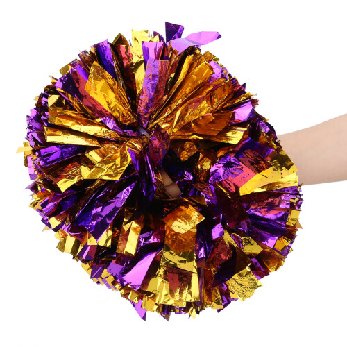 Metallic Dual Head Pompoms for Festival Fun 1