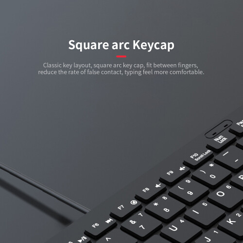 K-1000 78-Key Mini USB Wired Keyboard Portable Office Black 1