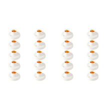 20Pcs E27 Plastic Screw Lamp Holder Round Lamp Holder Bulb Socket Holder Adapter