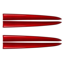 4x Car Front Grille Grill Cover Trim Molding for 2 Demio 2015-2017 DJ DL Mazda2 Hatchback Sedan Styling Red