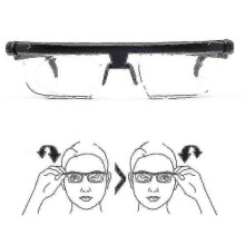 Adjustable Glasses Dial Vision Variable Focus Eyewear Distance Reading (2pcs)