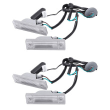 2X Rear Back License Plate Light with Trunk Button for Cruze Number Plate
