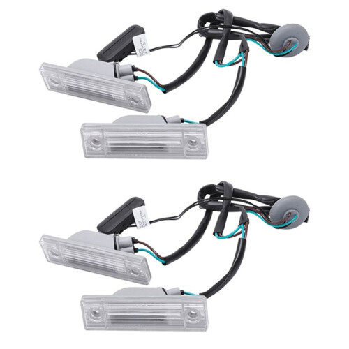 2X Rear Back License Plate Light with Trunk  Button for Cruze  Number Plate