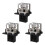 3X Electronic Fan Module Car Cooling Speed Control Module Resistance Controller for  Fiesta 2015 8V5 18L 603AA 1
