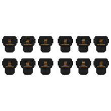 12Pcs Printer Hotend Silicone Socks,High Temperature Extruder Heating Block Silicone Cover for  A1/A1