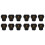 12Pcs Printer Hotend Silicone Socks,High Temperature Extruder Heating Block Silicone Cover for  A1/A1 1