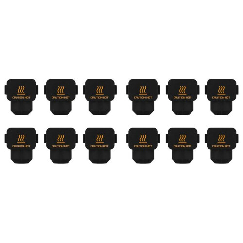 12Pcs Printer Hotend Silicone Socks,High Temperature Extruder Heating Block Silicone Cover for  A1/A1