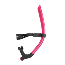Pink Snorkel Breathing Tube Detachable for Scuba Diving, 47.5cm